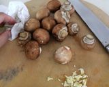 エスカルゴ風！マッシュルームのオイル焼き作り方1写真