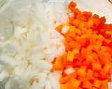 冷蔵庫の残り野菜でキーマカレー作り方1写真