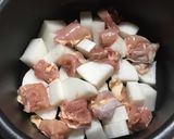 鶏肉と大根の煮物作り方1写真