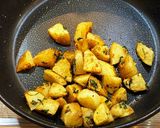 じゃがいもの大葉チーズ炒め作り方4写真
