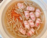土鍋を出したら汁まで飲める豚バラ和風鍋作り方7写真