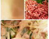 餃子の味する～お肉入りのもやしにらヂチミ作り方3写真