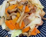 ぶなしめじと豚バラの焼肉タレ炒め作り方6写真