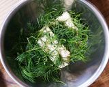 【沖縄風】島豆腐と島ハーブの白和え!作り方2写真