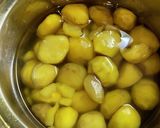 生栗の剥き方〜ターメリック〜煮るまで〜作り方12写真