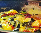 卵とキクラゲのおかず辣油炒め。作り方3写真