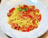 ミニトマトで♪簡単トマトパスタ作り方10写真