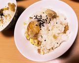 蒸し栗で栗ご飯作り方3写真