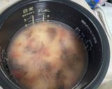 ずぼら作しょっぱい梅の炊き込みご飯作り方3写真