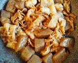 ☆簡単☆豚バラこんにゃくの味噌炒め作り方4写真