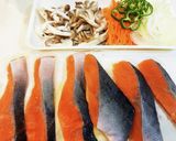 鮭のホイル焼き～ホットプレートで～作り方1写真