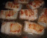 大根の豚バラ巻き焼き作り方4写真
