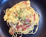 牛乳でカルボナーラ作り方12写真