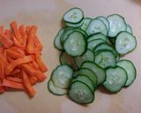 笹かまと野菜のごま和え作り方1写真
