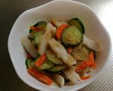 笹かまと野菜のごま和え作り方3写真