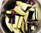 簡単ナスとピーマンの豚肉味噌炒め作り方3写真
