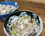 旨みたっぷり☆笹だよりと枝豆ごはん作り方7写真