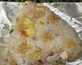 笹だよりで作るチーズ焼きおにぎり作り方4写真