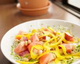 焼き芋が入った～秋サラダ作り方1写真