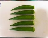 ネギとオクラの煮浸し作り方1写真
