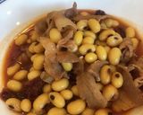 大豆　豚バラ肉　ケチャップ煮作り方5写真