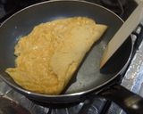 ふわふわプレーンオムレツに赤ワインソース作り方10写真