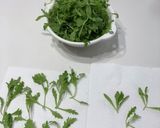 ボクのヒーロー！サラダ春菊作り方1写真
