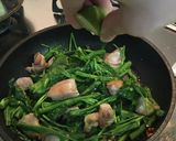 ベトナム料理　空芯菜のレモングラス炒め風作り方7写真