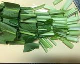 小松菜と桜えびの鶏がら含め煮作り方1写真