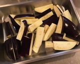 レンジで簡単　なすの梅ダレ和え作り方1写真