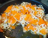 レンコンにんじん舞茸のきんぴら・お酢入り作り方6写真