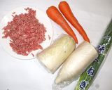 大根ひき肉の煮物♪簡単胃腹部の膨満感痛み作り方1写真