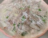 分量簡単レンチン豆苗もやしの豚肉のっけ盛作り方5写真