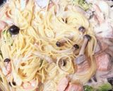鮭とブロッコリーの極旨クリームパスタ作り方8写真