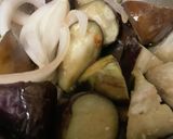 干し海老の出汁がジュワーな焼き茄子作り方2写真