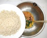 野沢菜もち麦のお好み焼き♪簡単腸活善玉菌作り方5写真