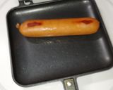 卵とソーセージのサンドイッチ作り方1写真