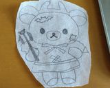 ハロウィン☆コリラックマ☆作り方1写真