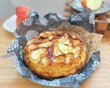 粉豆腐でバスク風　りんごヨーグルトケーキ作り方9写真