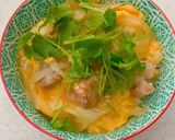 ふんわり卵の塩麹親子丼作り方13写真