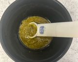 オープンオムレツ⑯エビとアサリのバジルソース作り方1写真