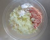 簡単節約☆ふんわり煮込みハンバーグ。作り方3写真