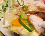 白い親子丼●とりむねたまねぎ半熟卵作り方4写真