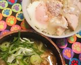 白い親子丼●とりむねたまねぎ半熟卵作り方5写真