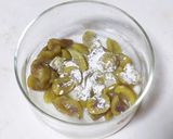 栗の甘露煮入りケーキ作り方1写真