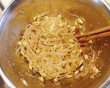 【簡単】ピリ辛! 豆付もやしのナムル作り方3写真