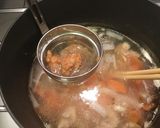 ヘルシーだけど高たんぱく！鷄のお味噌汁✨作り方5写真