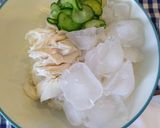 自炊飯　冷たいサラダお茶漬けとスープ作り方8写真