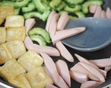 魚肉ソーセージで✽ゴーヤチャンプルー作り方5写真