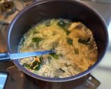 ツナ缶と乾燥わかめのコンソメ卵スープ作り方5写真